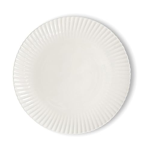 ByON Frances Teller aus Porzellan hergestellt, in der Farbe: Weiß, Maße: 27 x 2 cm, 5287901202 von ByON