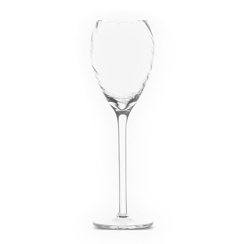 ByON Opacity Champagnerglas aus Glas hergestellt, in der Farbe: Klar, Maße: 20 x 6,5 cm, Fassungsvermögen: 16 cl, 5281601800 von ByON