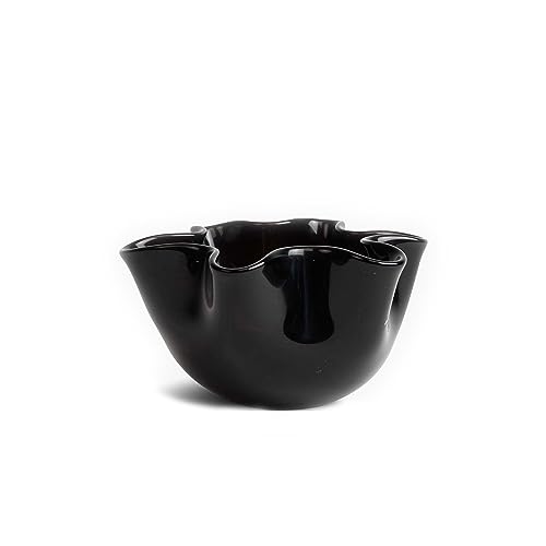 ByOn Schüssel Bowl Cara Schwarz aus Glas in der Größe: S, 5287901502 von ByOn