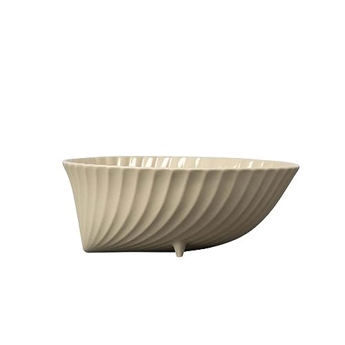 ByOn Schüssel in Muschelform Bowl Frances Beige aus Porzellan in der Größe: M, 5287901403 von ByOn