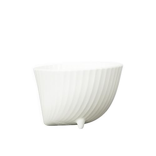ByOn Schüssel in Muschelform Bowl Frances Weiß aus Porzellan in der Größe: XS, 5287901602 von ByOn