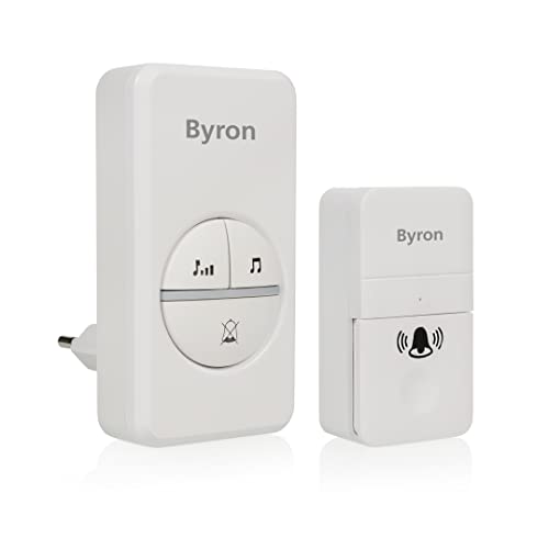 Byron DBY-23442 Funk-Türklingelset – Kinetische Energie – Weiß von Byron