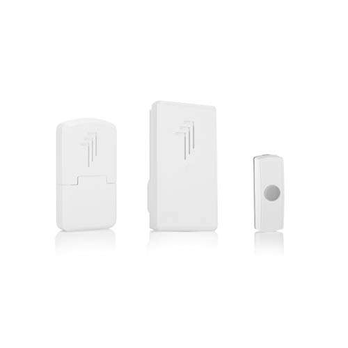 Wireless Door Chime Bell CH Byron Portable Door Chime Wire Free Twin Pack *Fast* von Byron
