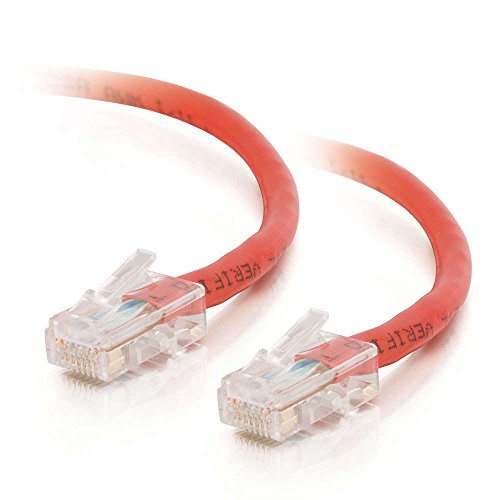 C2G 0. 5M Cat5e Netzwerk Crossover Patch Kabel. Xover Ethernet-Kabel, Peer-to-Peer-Computerleitung. Rot CAT5E PVC UTP von C2G