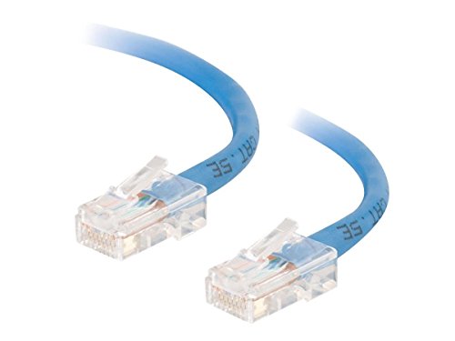 C2G 15M Cat5e Ethernet RJ45 High-Speed-Netzwerkkabel, LAN-Leitung BLAU Cat5e PVC UTP Patch-Kabel von C2G