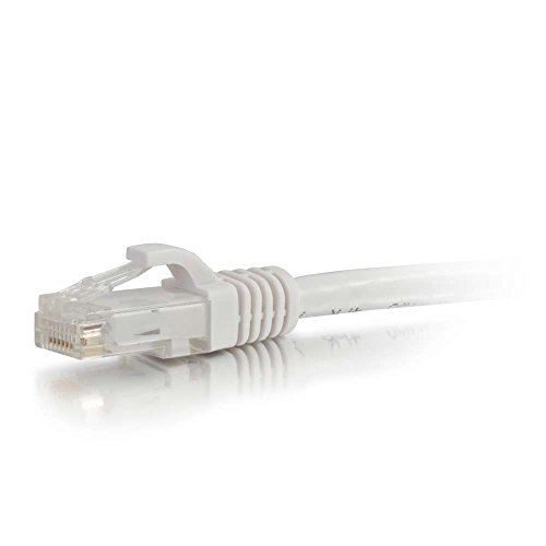 C2G 1M weiß CAT6 Ethernet Gigabit Lan Netzwerkkabel (RJ45) Patchkabel, UTP, kompatibel mit CAT. 5, CAT. 5e und CAT. 7. von C2G