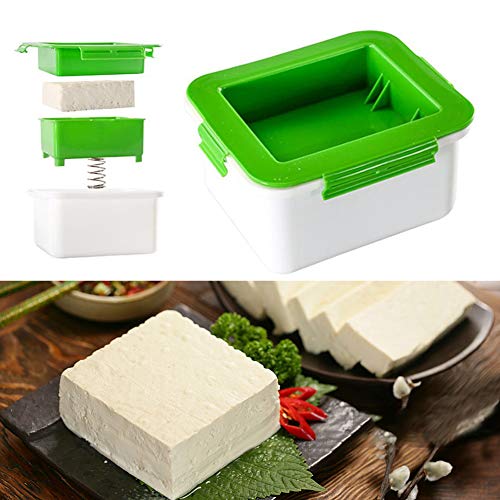 Tofu Press Drainer Selbstgemachte Press Drain Box entfernt Wasser aus dem Tofu ohne Beschädigungen und Schmutz Dreischichtiger DPresser Eingebaute Drainage von CABINA HOME