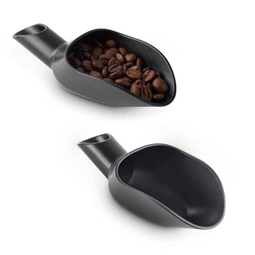 CAFEMASY Barista-Werkzeug-Set mit 2 Kunststoff-Kaffeemesslöffeln zum Wiegen und Befüllen von Kaffeebohnen, Kaffeesatz von CAFEMASY