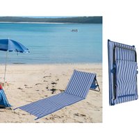 Campart - Strandliege bretagne faltbare Strandmatte gepolstert, 108x53cm von CAMPART