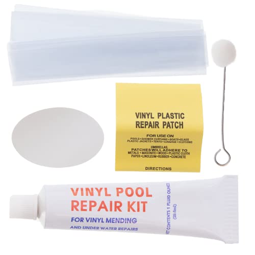 CANADIAN SPA CO. Whirlpool Reparatur-Kit mit Vinyl Flicken, Vinyl Kleber und Werkzeug zum Anbringen, Whirlpool Flicken Set für kleine Löcher und Risse von CANADIAN SPA CO.