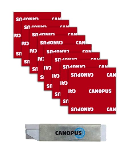 CANOPUS Klebepads, (38mm x38mm) Quadratisches Pad, 8 St, Doppelseitiges Klebepad, Montageklebepad, Klebepads für Automobil, Innen- und Außenbereich von CANOPUS