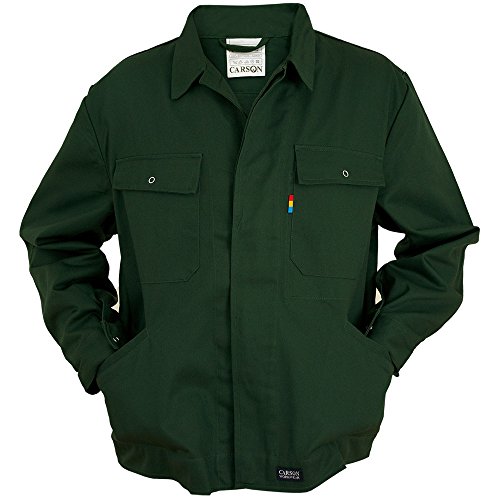 Carson Classic Workwear Arbeitsbundjacke aus reiner Baumwolle, 1 Stück, 54, moos grün, KTH728.GRÜ von CARSON