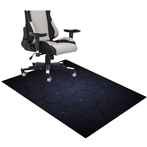 CBDHB Gaming Stuhl Unterlage Bodenschutzmatte, Stuhlmatte für Hartholzböden, für Büro, Zuhause, Mehrzweck-Stuhlteppich für Zuhause/Büro, Kratzfest, rutschfest 70 × 100 cm von CBDHB