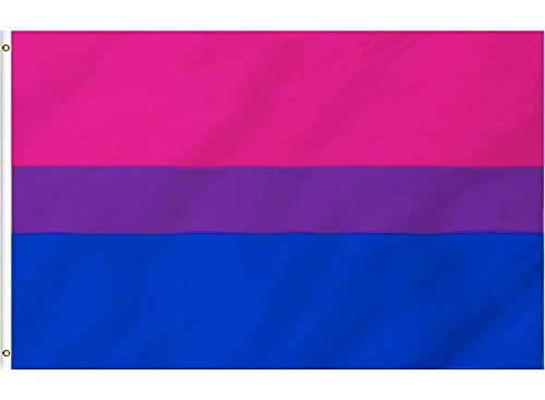 CC wonderland zone 3x5 Fuß Bisexual Flagge - LGBT Flagge Polyester mit Messingösen von CC wonderland zone