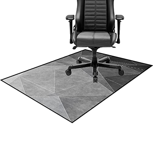 CCTSA Gaming Teppich Stuhlunterlage für Hartböden Bodenschutzmatte Bürostuhlunterlage Bodenmatte Stuhlunterlage Klar Hartboden rutschfest 120×160CM von CCTSA