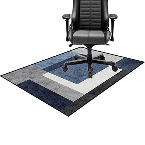 CCTSA Gaming Teppich Stuhlunterlage für Hartböden Bodenschutzmatte Bürostuhlunterlage Bodenmatte Stuhlunterlage Klar Hartboden rutschfest 80×120CM von CCTSA
