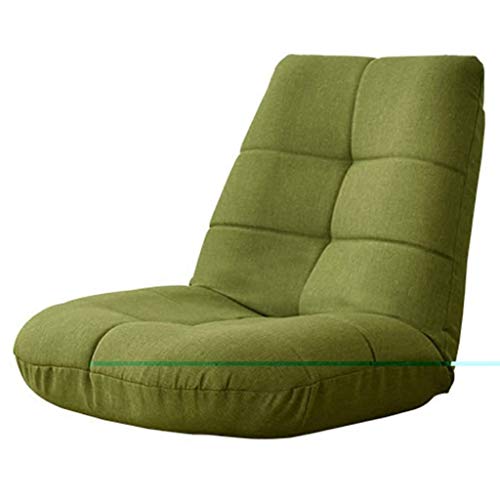 CCYENG Boden-Gaming-Stuhl mit hoher Rückenlehne, Lazy Sofa Couch-Bett aus Leinenmaterial, weich gepolstert, leicht für Teenager und Erwachsene von CCYENG