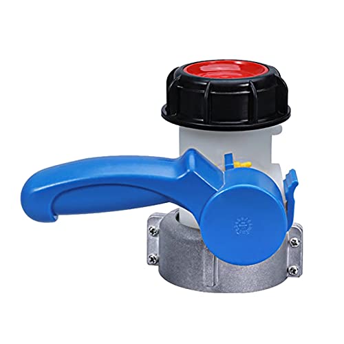 CDIYTOOL IBC Wassertankadapter, Universal Auslaufhahn Absperrhahnadapter, IBC Tankhahn Klappenventil für IBC Container DN40 (62mm) & DN50 (75mm) (DN50 (75mm)) von CDIYTOOL