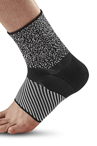 CEP - ORTHO ACHILLES SLEEVE MAX SUPPORT COMPRESSION unisex | Achillessehnen Bandage mit 3D-Silikon-Pad zur Entlastung der Achilles Sehne | Black/White | XL von CEP