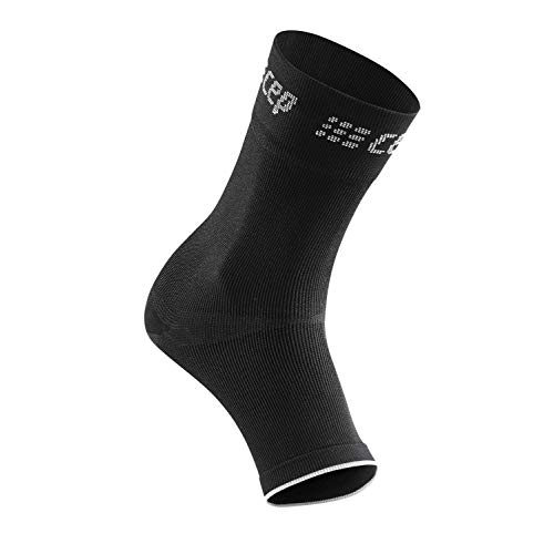 CEP – Ortho Ankle Sleeve Unisex | Fußbandage für sicheren Halt im Sprunggelenk in schwarz/grau | Größe VI, Black/Grey von CEP