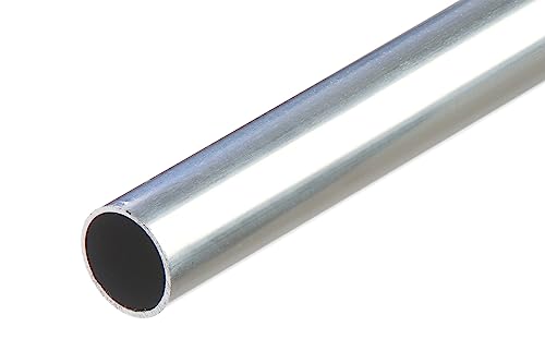 CEZAR Metall Aluminium Rundrohr Ø 15 mm | Länge: 1 M | Materialstärke: 1 MM|Konstruktionsrohr | ROH | BAUROHR | RUNDES ROHR von Cezar
