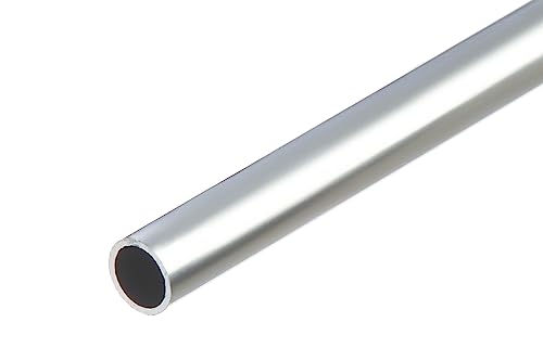 CEZAR Metall Aluminium Rundrohr Ø 8 mm | Länge: 1 M | Materialstärke: 1 MM|Konstruktionsrohr | ROH | BAUROHR | RUNDES ROHR von Cezar