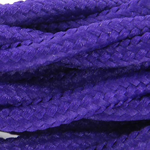 Textilkabel, Seide, geflochten, 3 m, Violett von CHACON
