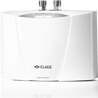 Clage - MCX3 Durchlauferhitzer 3,5kW 230V E-Kleindurchlauferhitzer mit Blankdraht-Heizsystem ies, Sensortaste, LED-Anzeige von CLAGE