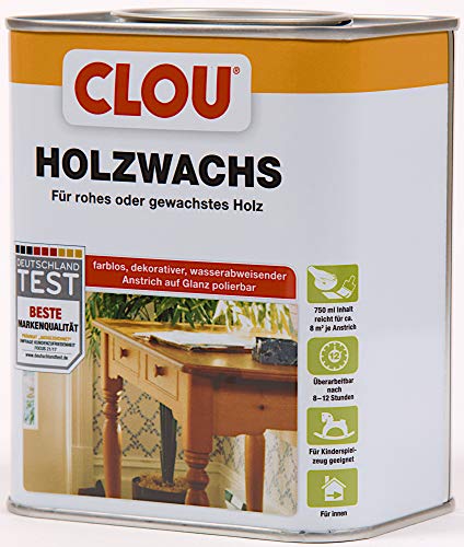 CLOU 750 ml Holzwachs W1 Farblos von CLOU