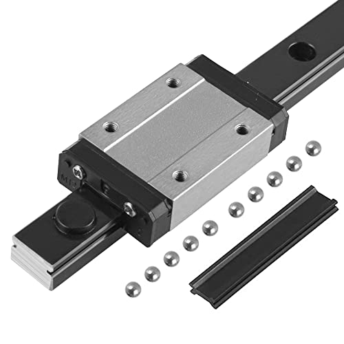 CNCMANS MGN12H 350mm Linearführung Miniatur Lineare Schienenführung mit MGN12H Carriage Block für CNC-Maschine und automatische Geräte (MGN12H 350mm H-Type) von CNCMANS