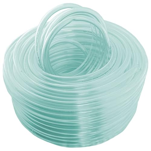 PVC Schlauch Ölschlauch Benzinschlauch Luftschlauch Wasserschlauch 5mm-12mm klar (20m, Ø 8mm Innen x Ø 11mm Außen) von COCOS