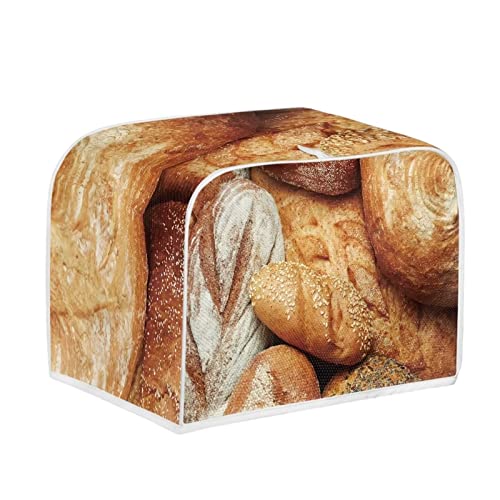 COEQINE Brotmuster, waschbar, Staubschutz, Küche, kleine Geräteabdeckungen, mit Haken oben, mit Brot, für Frauen, Geschenk Größe S von COEQINE