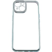 Cofi 1453 - Diamond Hülle elegante Smartphonehülle transparenter Hintergrund kompatibel mit iPhone 14 Blau von COFI 1453