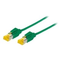 CONNECT 1,50 m Full Copper RJ45 S/FTP CAT 6 A, LSOH Patchkabel, Knickschutztülle, grün, von Draka