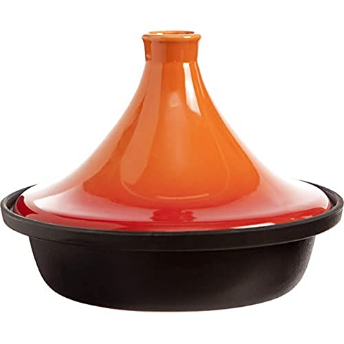 Cosy & Trendy Tajine Zwart-oranje Dia 25cm Inductie von Cosy & Trendy