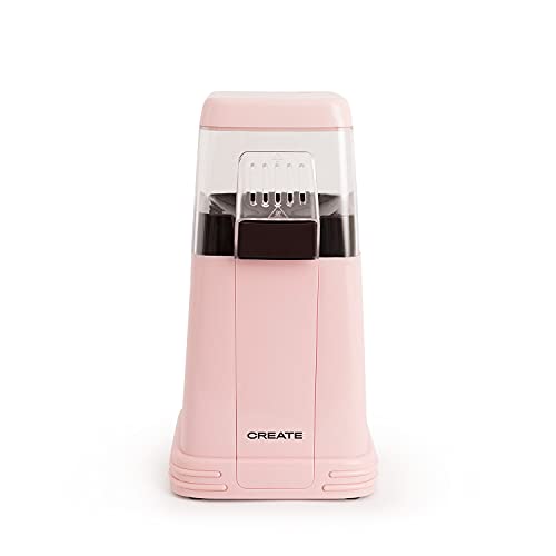 CREATE Popcorn-Maker / Elektrischer Popcorn-Maschine, matt, ohne Öle oder Fette, leicht zu reinigen, Popcorn in 3 min, 80 g Mais pro Band, Sicherheitssitzung, 1200 W, 131081_271487 von CREATE