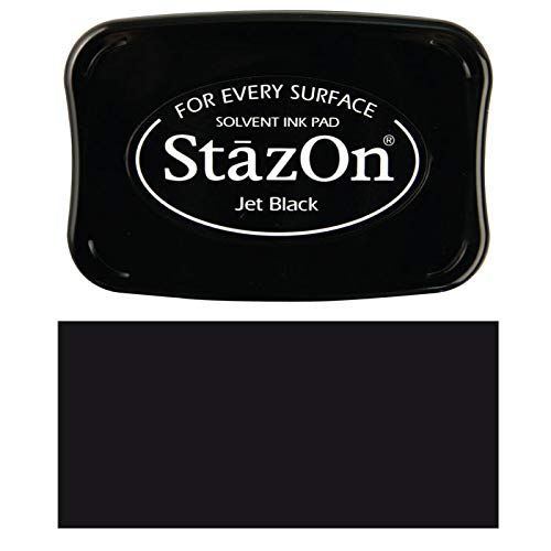 CREATIV DISCOUNT® NEU Stempelkissen"StazOn", ca. 9x5cm, schwarz von CREATIV DISCOUNT