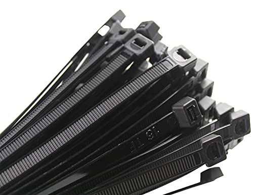 CRINSTON - 100 Kabelbinder 920 x 9 mm - UV-Beständig - Mindestzugfestigkeit 79,5 kg - Schwarz von CRINSTON