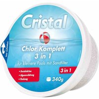 Chlor Komplett 3 in 1 0,34 kg, Dose von CRISTAL