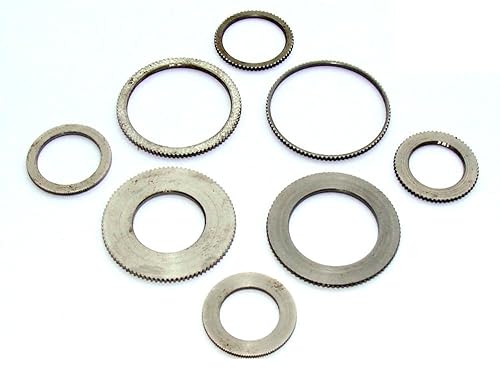 REDUZIERRING für Kreissägeblatt 30mm auf 22,23mm 1,6mm Dicke, gerändelte Präzisionsausführung "MADE IN GERMANY" CROSSFER® von CROSSFER GmbH