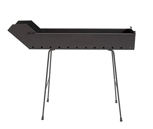 Cruccolini BA13 Holzkohlegrill, Schwarz, 71 x 13 x 51 cm von CRUCCOLINI