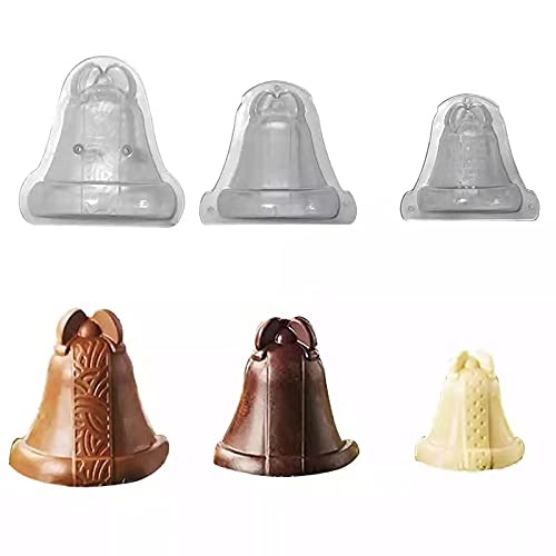 CUICUI 6 Teile/Satz Neue 3D Glocken Schokoladenform DIY Handgemachte Herstellung Werkzeug Süßigkeiten Kunststoff Kuchen Dekorieren Formen Backform von CUICUI