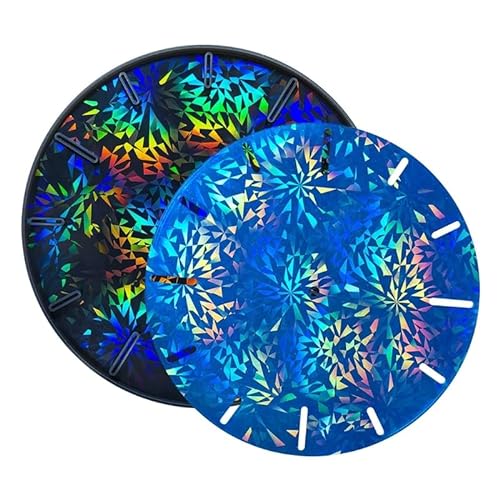 Leicht zu reinigende Silikonform, runde Uhr, Pendelform, vielseitiges Schmuckzubehör, holografische Form für Heimwerker von CVZQTE