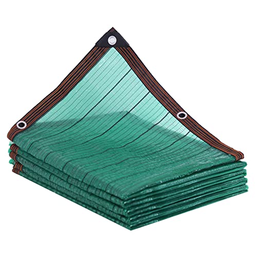 CWYP-043 Schattiernetz 80%,Gewächshaus Beschattungsnetz,UV-Beständiges Schattennetz,Windschutznetz,Überdachung Sonnenunterstände,für Gartenblumenpflanze,mit Ösen,Grün (1x2m/3.3x6.6ft) von CWYP-043