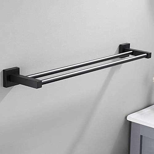 CXWLD Handtuchhalter ohne Bohren Bad Handtuchstange Badetuchhalter Doppelt Wandmontage für Badezimmer Küche 100CM von CXWLD