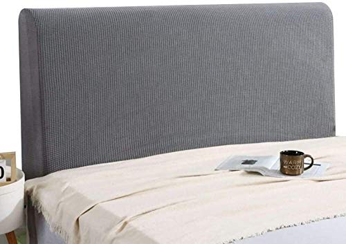 Kopfteilbezug 140/160/180 Bett Kopfteil Bezug Bettkopfteil Hussen Staubdicht, Einfarbig Massivholzbett Kopfstütze Bedside Decoration Protector (Color : A, Size : 150CM) von uyeoco