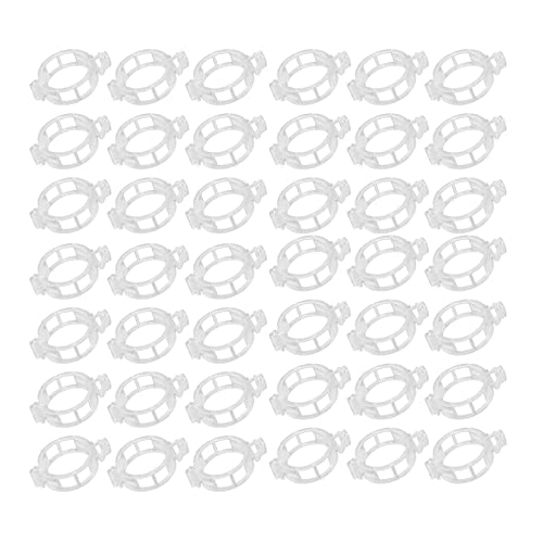 200 Stück Pflanze Clips Transparent Kunststoff Pflanzen Clips Tomatenclips Pflanzenclips Pflanzenklammern Rebe Clips Gurkenclips Rankhilfe Ø 25 mm für Gemüse Tomate Pflanze Unterstützung Reben von CZlinOduMMX