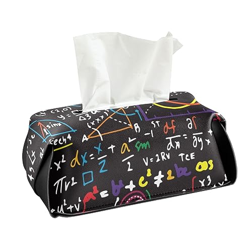 CaTaKu Kleenex Kosmetiktuchbox, rechteckig, PU-Leder, für Auto, Badezimmer, Büro von CaTaKu