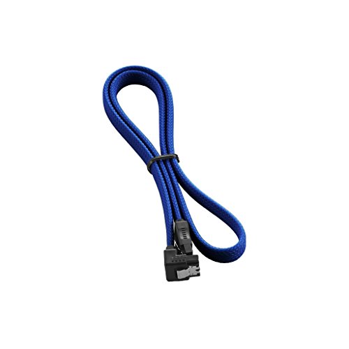 CableMod Kompatibles ModMesh SATA-3-Kabel, rechtwinklig, 60 cm, Blau von CableMod