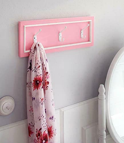 Kindergarderobe Garderobe Wandhaken Gardorbe Kinderzimmer Kinder Mädchen rosa von Cadofe